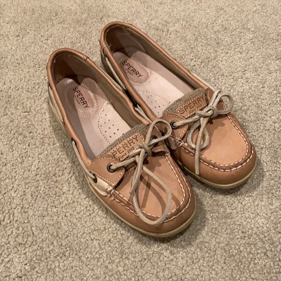 Sperry Angelfish Linen/Oat boat shoe - Picture 1 of 5